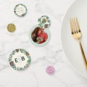 Artistieke Scandi Bloem Bruidsfeest Tafel Confetti (Groep)