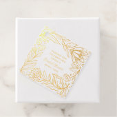 Artistieke Scandinavische Folk Bloemrijke Bruiloft Bedankjes Labels (Met doos)