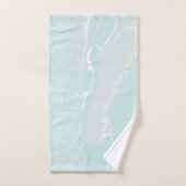 artistieke scheepsstroom bad handdoek (Handdoek)