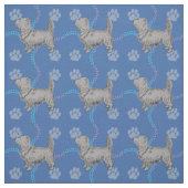 Artistieke schets - Cairn Terrier Stof (Swatch)