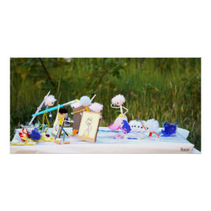 Artistieke schilder sessie van kunstenaar Fubby's  Perfect Poster