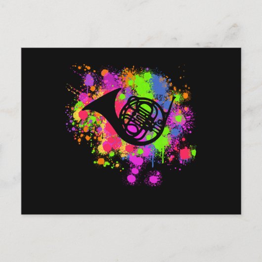 Artistieke schilderverf van de Hoorn Briefkaart (Voorkant)