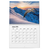 Artistieke Seagull Adventure-agenda Kalender (Jan 2024)