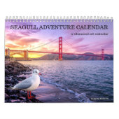 Artistieke Seagull Adventure-agenda Kalender (Hoes)