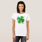 Artistieke shamrock of Women T-shirt (Voorkant volledig)