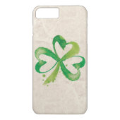 Artistieke Shamrock-penseelstreken Case-Mate iPhone Case (Achterkant)