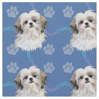 Artistieke Shih Tzu 4 Stof