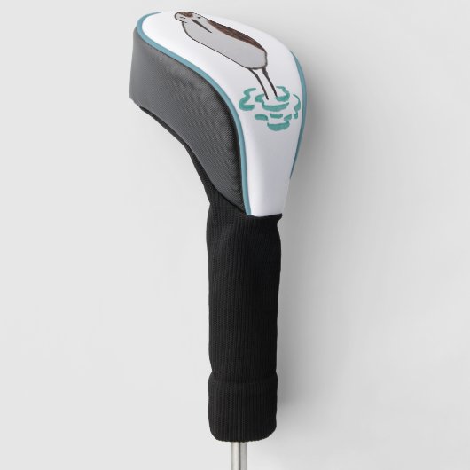 Artistieke slapende Sandpiper Golfheadcover (Schuin)