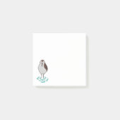 Artistieke slapende Sandpiper Post-it® Notes (Voorkant)