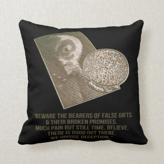 Artistieke snijcirkel kussen