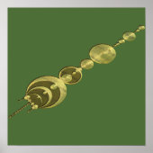 Artistieke snijcirkel poster (Voorkant)