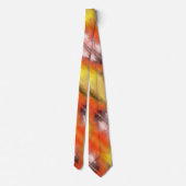 Artistieke snoephoorn kleuren Abstracte kunst Stropdas (Achterkant)