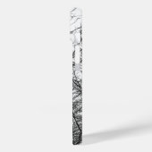 Artistieke Snowy Tree Branches B & W Fotografie Case-Mate iPhone Case (Achterkant / Links)