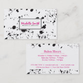 Artistieke spatten visitekaartje (Voorkant / Achterkant)