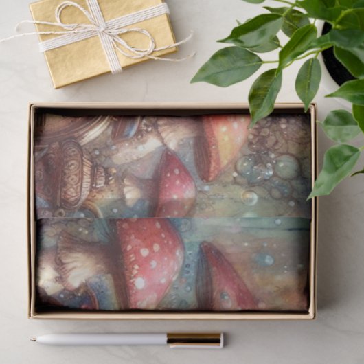 Artistieke Steampunk Waterverf Alice Decoupage Tissuepapier (Geschenk)