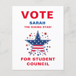 Artistieke Stem voor Klasse President: Rising Star Flyer