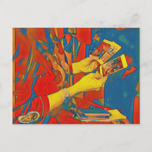 Artistieke Tarotlezing Briefkaart