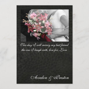 Artistieke tijger Lily Best Friend Weddenschap Kaart