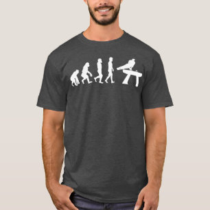 Artistieke turm Pommel Horse Gymnast Evolutie T-shirt