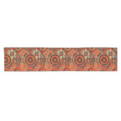 Artistieke Turquoise "Intrinte Echoes" Tafelloper (Horizontaal)