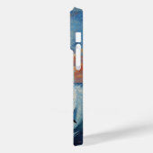 Artistieke Twee Jumping Dolfijnen Sunset Ocean Case-Mate iPhone Case (Achterkant / Links)