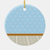 artistieke uil keramisch ornament (Achterkant)