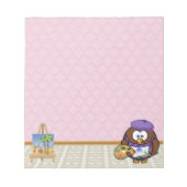 artistieke uil notitieblok (Voorkant)