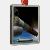 Artistieke uitlevering van een zware lift metalen ornament (Rechts)