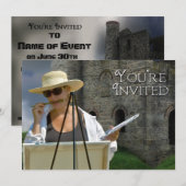 Artistieke uitnodiging (Voorkant / Achterkant)