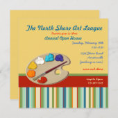 Artistieke uitnodiging. kaart (Voorkant / Achterkant)