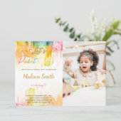  Artistieke Uitnodigingen voor Kinderen (Staand voorkant)