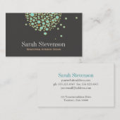 Artistieke unieke creatieve ontwerper visitekaartje (Voorkant / Achterkant)