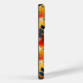 Artistieke vakantie - Warm feestelijk bloemontwerp Case-Mate iPhone Case (Achterkant / Rechts)