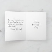"Artistieke" Valentijnsdag Kaart (Binnen)