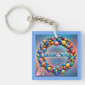 "Artistieke vibes" Sleutelhanger (Voorkant)