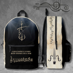 Artistieke Violist Muziekinstrument Rugzak
