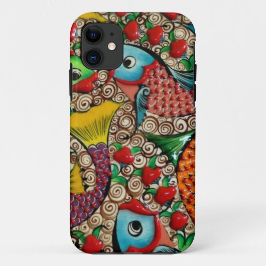 Artistieke vis Case-Mate iPhone case (Achterkant)