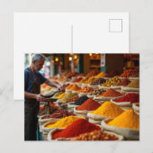 Artistieke visie op de Romeinse specerijenmarkt Briefkaart (Voorkant / Achterkant)