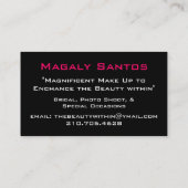 Artistieke Visitekaartjes maken (Achterkant)