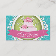 Artistieke Visitekaartjes van chic en legant Cake
