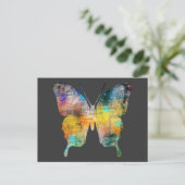 Artistieke vlinder briefkaart (Staand voorkant)