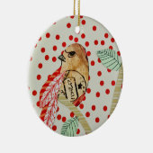 Artistieke vogel voor het Ornament van de tuin (Rechts)