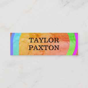 Artistieke vormlagen mini visitekaartje