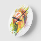 Artistieke Vrouw Portret Muur Klok (Hoek)