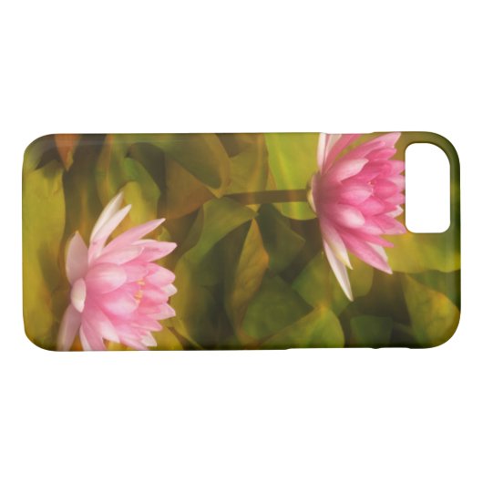 Artistieke waterlelies, Californië Case-Mate iPhone Case (Achterkant (Horizontaal))