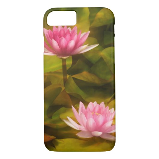 Artistieke waterlelies, Californië Case-Mate iPhone Case (Achterkant)