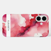 Artistieke Waterverf achtergrond | Je naam Case-Mate iPhone Case (Achterkant (horizontaal))