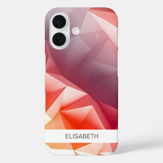 Artistieke Waterverf achtergrond | Je naam Case-Mate iPhone Case (Achterkant)