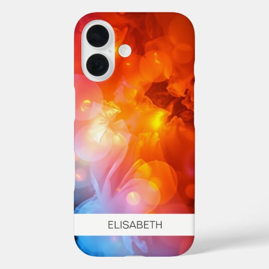 Artistieke Waterverf achtergrond | Je naam Case-Mate iPhone Case (Achterkant)