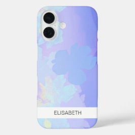 Artistieke Waterverf achtergrond | Je naam iPhone 16 Hoesje